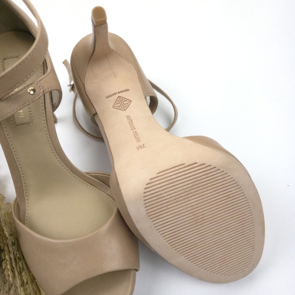 ANTONIO MELANI Nude Heeled Sandals - Picture 8 of 9
